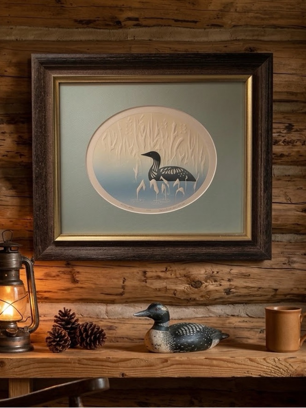 Vintage Marianne Wieland "Arctic Haven" Signed Limited Edition Print
